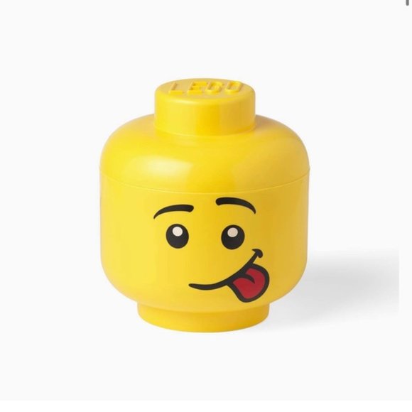 LEGO Storage Head small silly great room decor organization fun new NIB - Picture 7 of 7